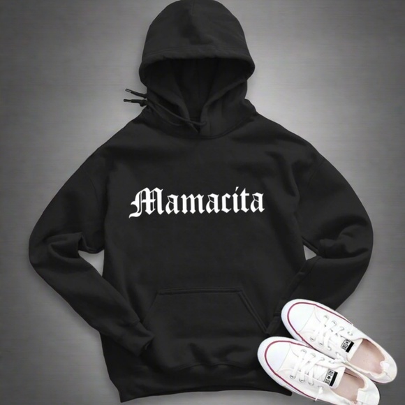 Mamacita Hoodie Sweatshirt | Streetwear Graphic Pullover - Picture 1 of 9